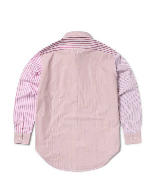 Aries Arise Patchwork LS Shirt Baby Pink