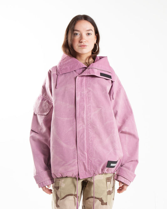 Aries Arise Canvas Parachute Jacket Pink