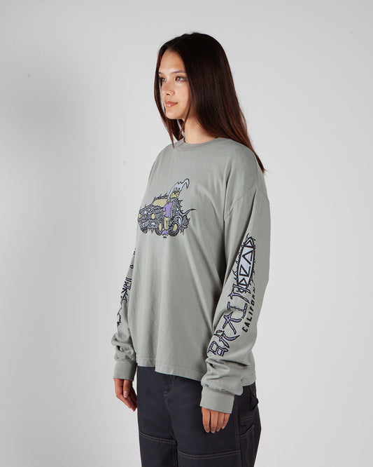 Brain Dead Bio Dog Long Sleeve Shirt Seagrass