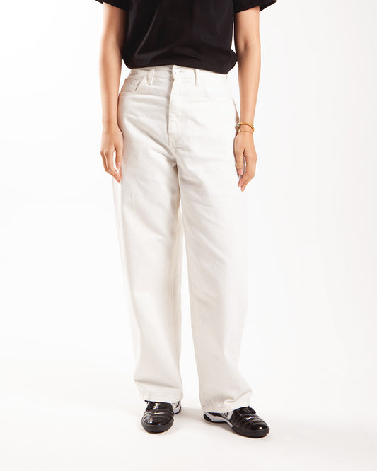 Carhartt WIP W' Brandon Pant White Rinsed