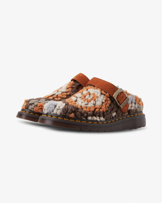 Dr. Martens Isham Tan Crochet Wool