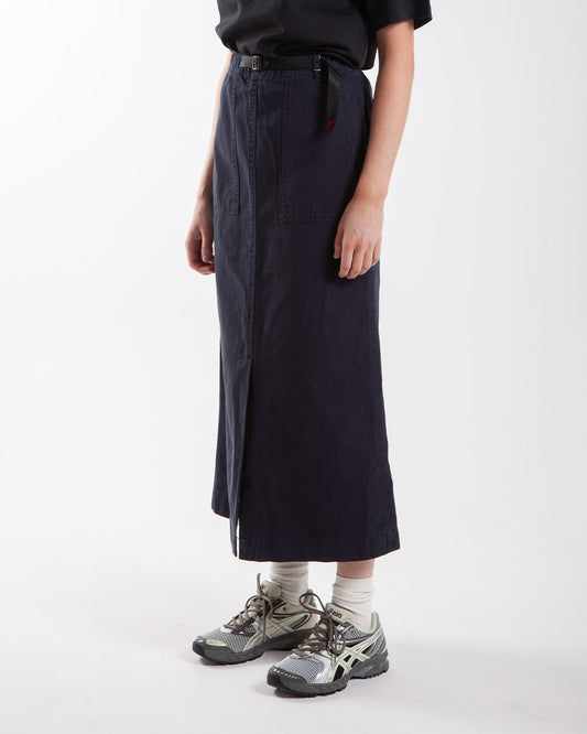 Gramicci Long Baker Skirt Double Navy