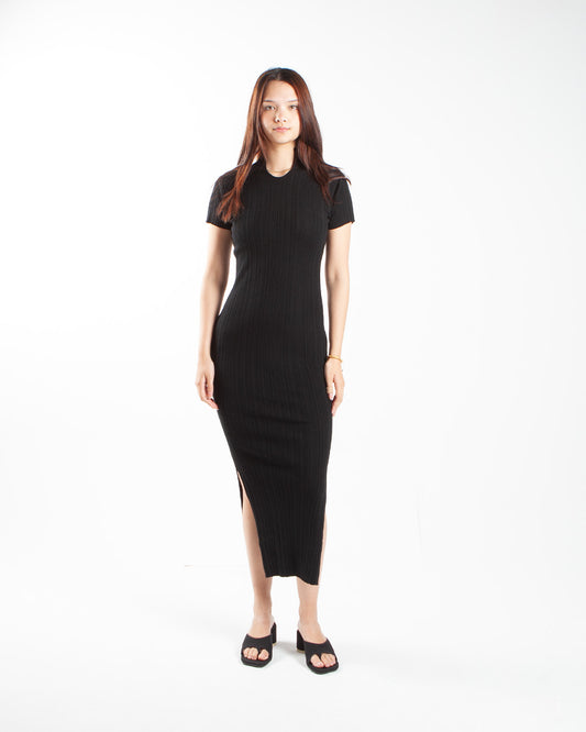 Holzweiler Babba Rib Dress Black