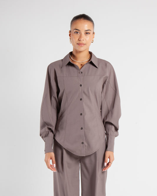 Holzweiler Cyra Shirt Light Brown