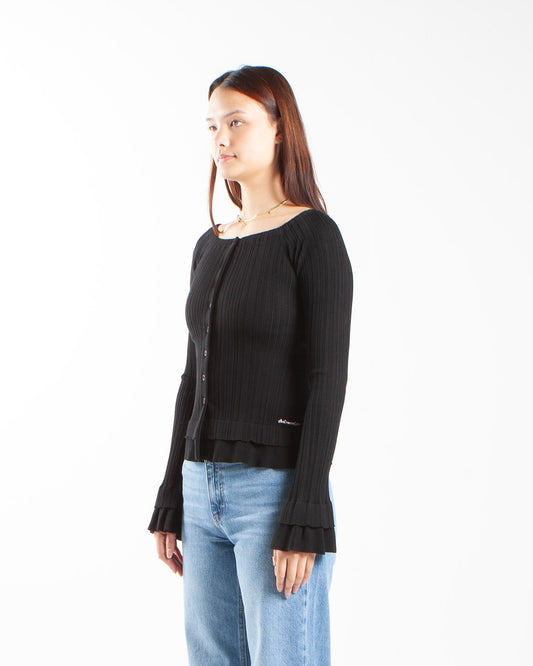 Holzweiler Ripple Cardigan Black