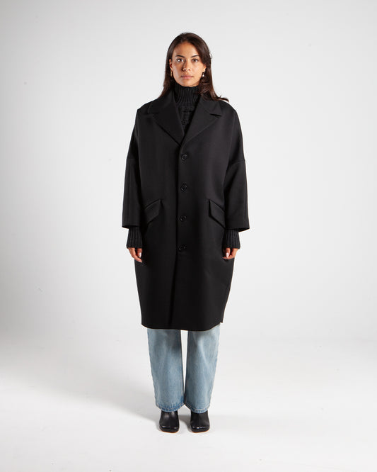 MM6 Maison Margiela Coat Black