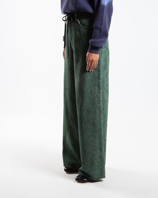 MM6 Maison Margiela Pants 5 Pockets Green