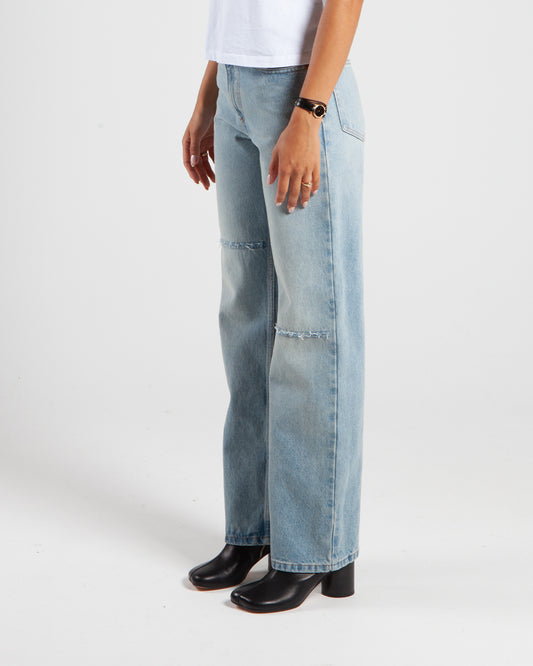 MM6 Maison Margiela Pants 5 Pockets Light Wash Denim