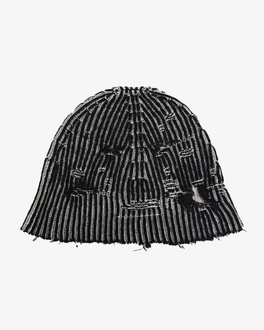 MM6 Maison Margiela Woolen Hat Black Melange