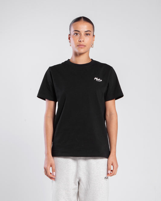 Maha Amsterdam Logo Tee Washed Black