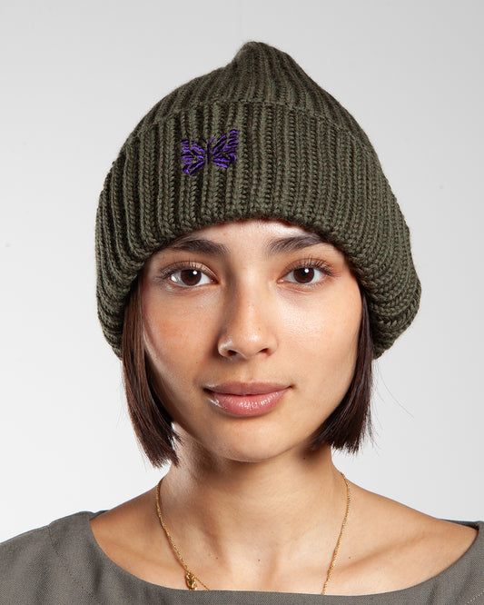 Needles Watch Cap Olive