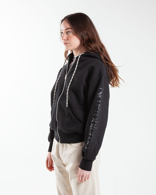 No Problemo Alien-O Zip Through Hoodie Black