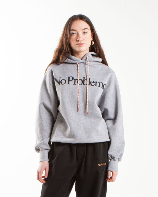 No Problemo Hoodie Grey Marl