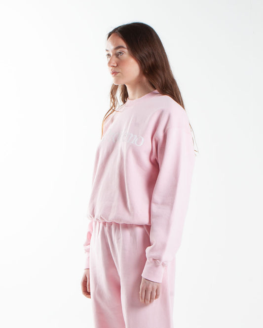 No Problemo Sweatshirt Pale Pink