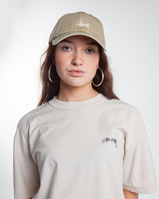 Stüssy Basic Washed Low Pro Cap Faded Tan