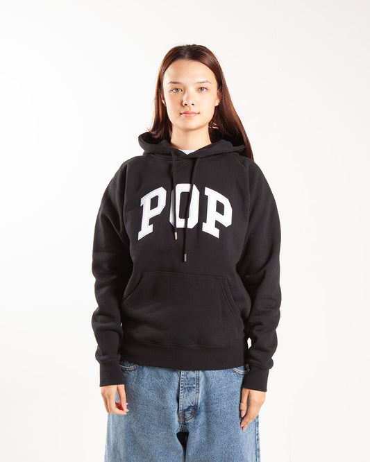 Pop Trading Company Arch Hooded Sweat Black