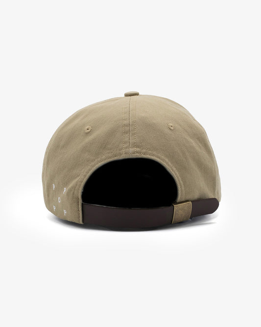 Pop Trading Company Arch Sixpanel Flexfoam Hat White Pepper