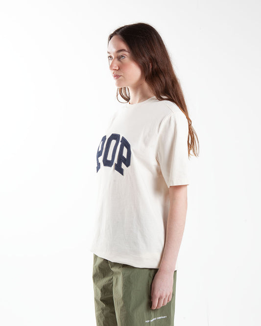 Pop Trading Company Arch T-Shirt Off White