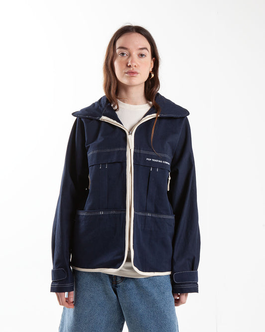 Pop Trading Company New City Jacket Navy