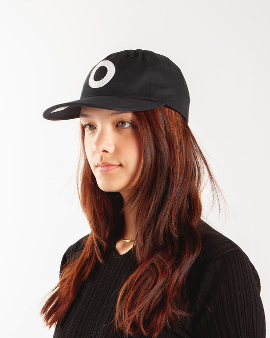 Pop Trading Company O Panel 6 Hat Black