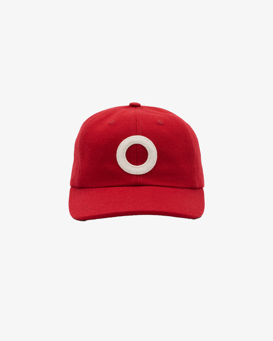 Pop Trading Company O Sixpanel Hat Haute Red/White