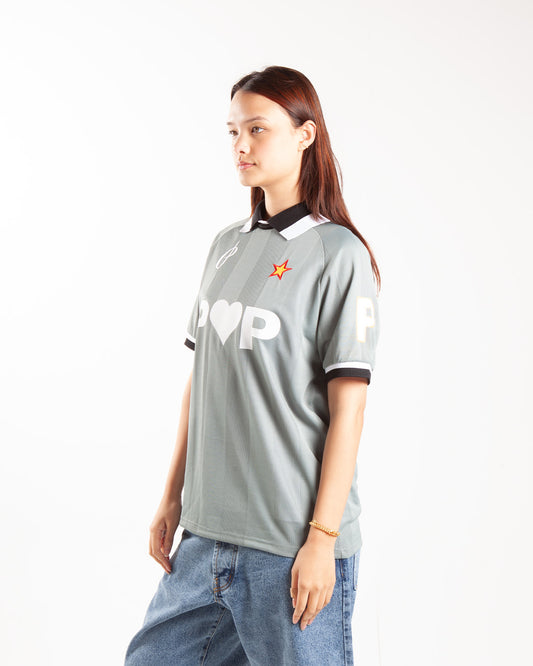 Pop Trading Company Sportif Shortsleeve Shirt Stormy Sea