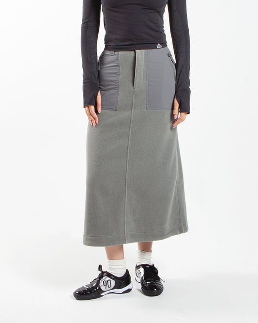 Snow Peak Double Face Fleece Skirt Grey