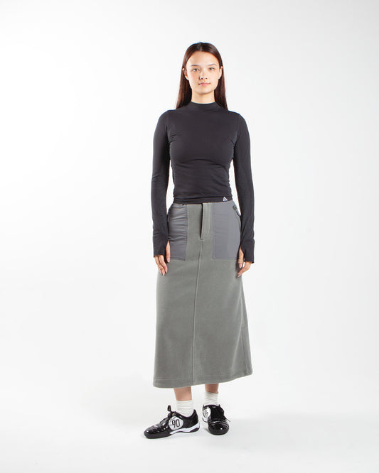 Snow Peak Double Face Fleece Skirt Grey