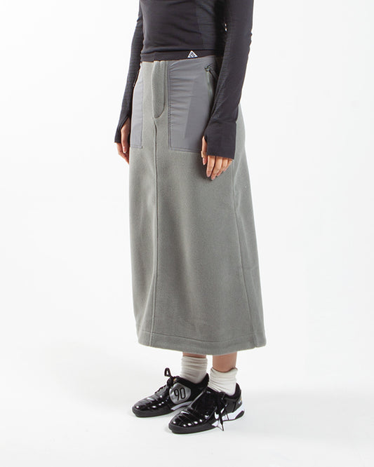 Snow Peak Double Face Fleece Skirt Grey