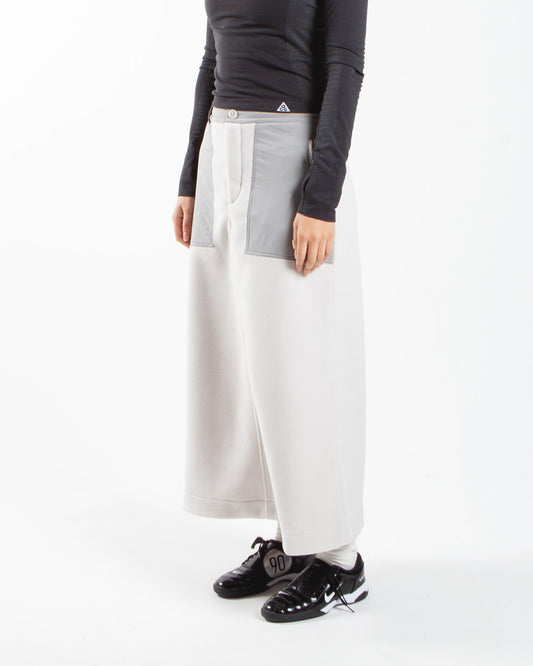 Snow Peak Double Face Fleece Skirt Ivory