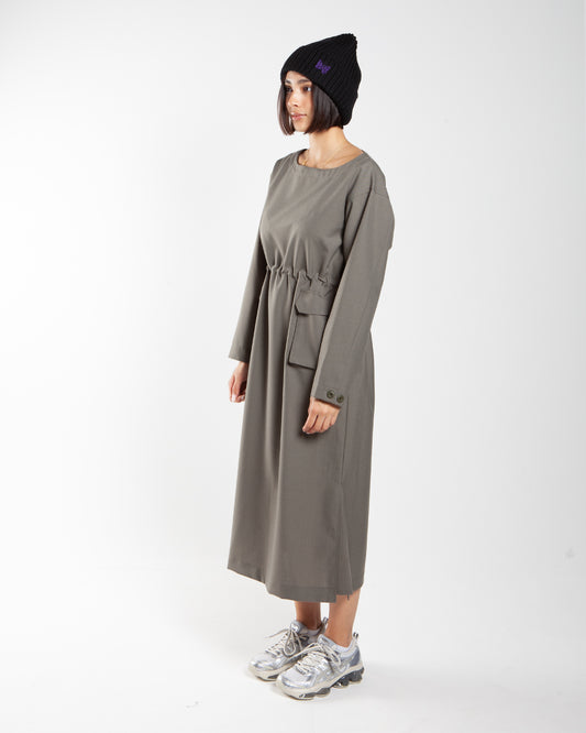 Snow Peak Hybrid Wool Dress Olive