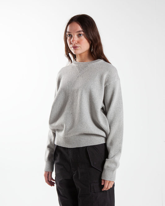 Stüssy Handwritten Sweater Heathey Grey