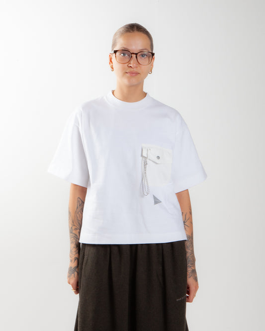 and wander Heavy Cotton Pocket HS White