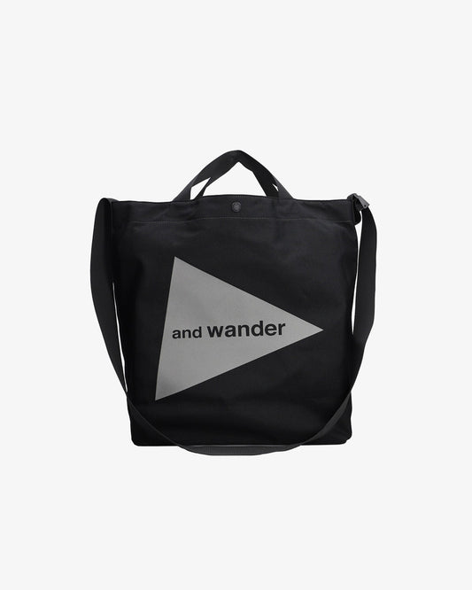 and wander Recycle OX Tote Bag Black