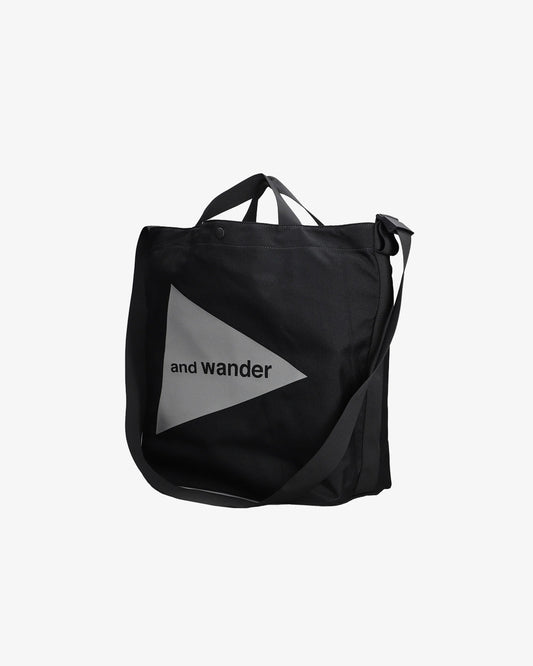 and wander Recycle OX Tote Bag Black