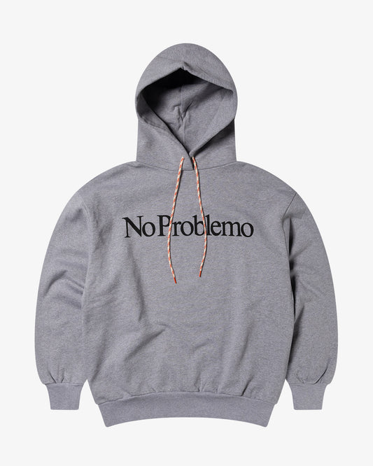 Aries Arise No Problemo Hoodie Grey Marl