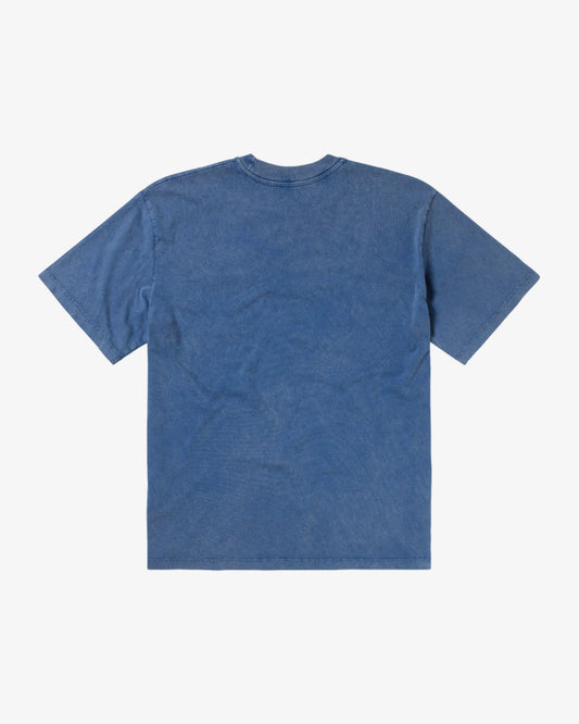 Aries Arise Aged Ancient Temple SS Tee Blue