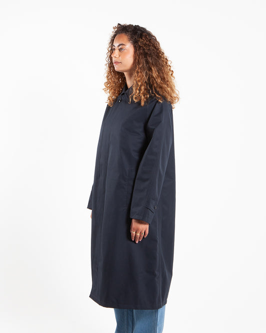 nanamica 2L Gore Tex Soutien Collar Coat Navy