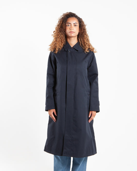 nanamica 2L Gore Tex Soutien Collar Coat Navy