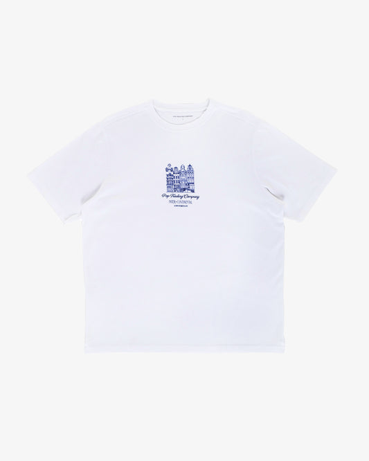 Pop Trading Company Continental T-Shirt White